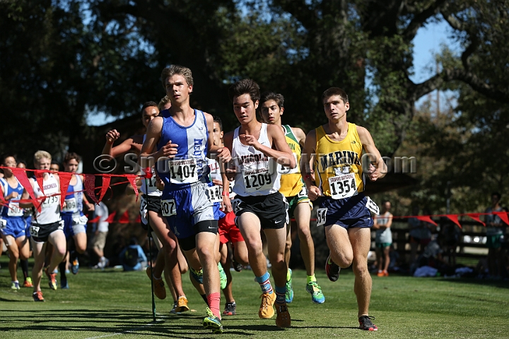 2013SIXCHS-066.JPG - 2013 Stanford Cross Country Invitational, September 28, Stanford Golf Course, Stanford, California.